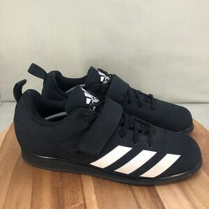Adidas Powerlift 4 Mens Weightlifting Shoes Black White BC0343 Size 13.5